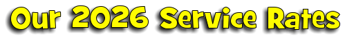 Our 2026 Service Rates